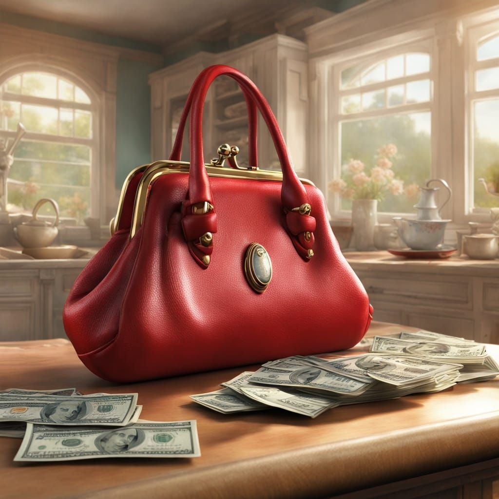 ‘Red purse magnets money’ 👀