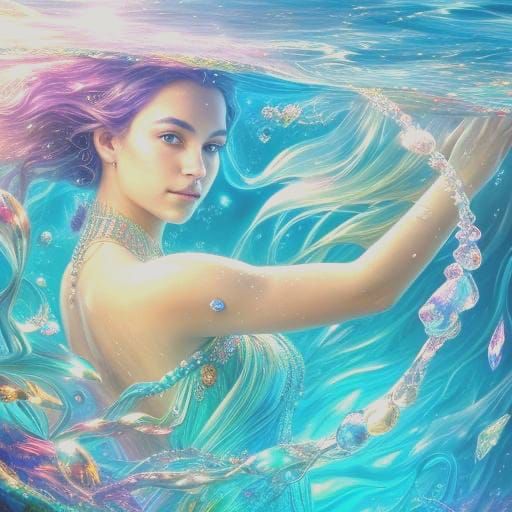 Jeweled Ocean: A Fantastical Beauty