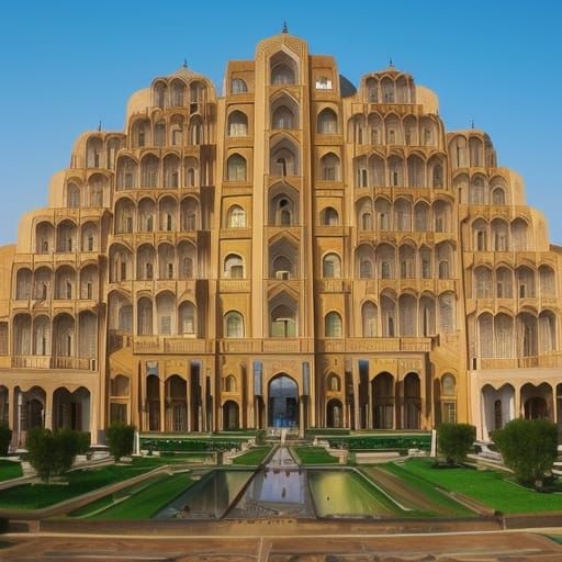 Persian grand luxury golden city
