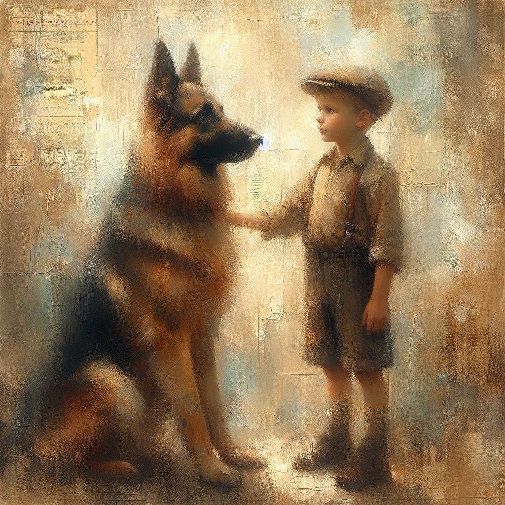 Boy & dog
