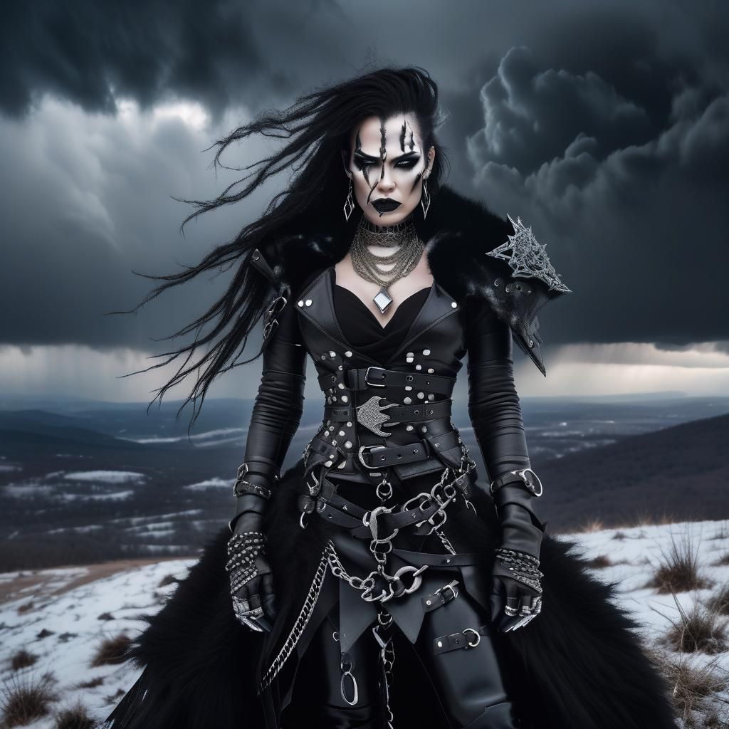 Dramatic, but it suites her 