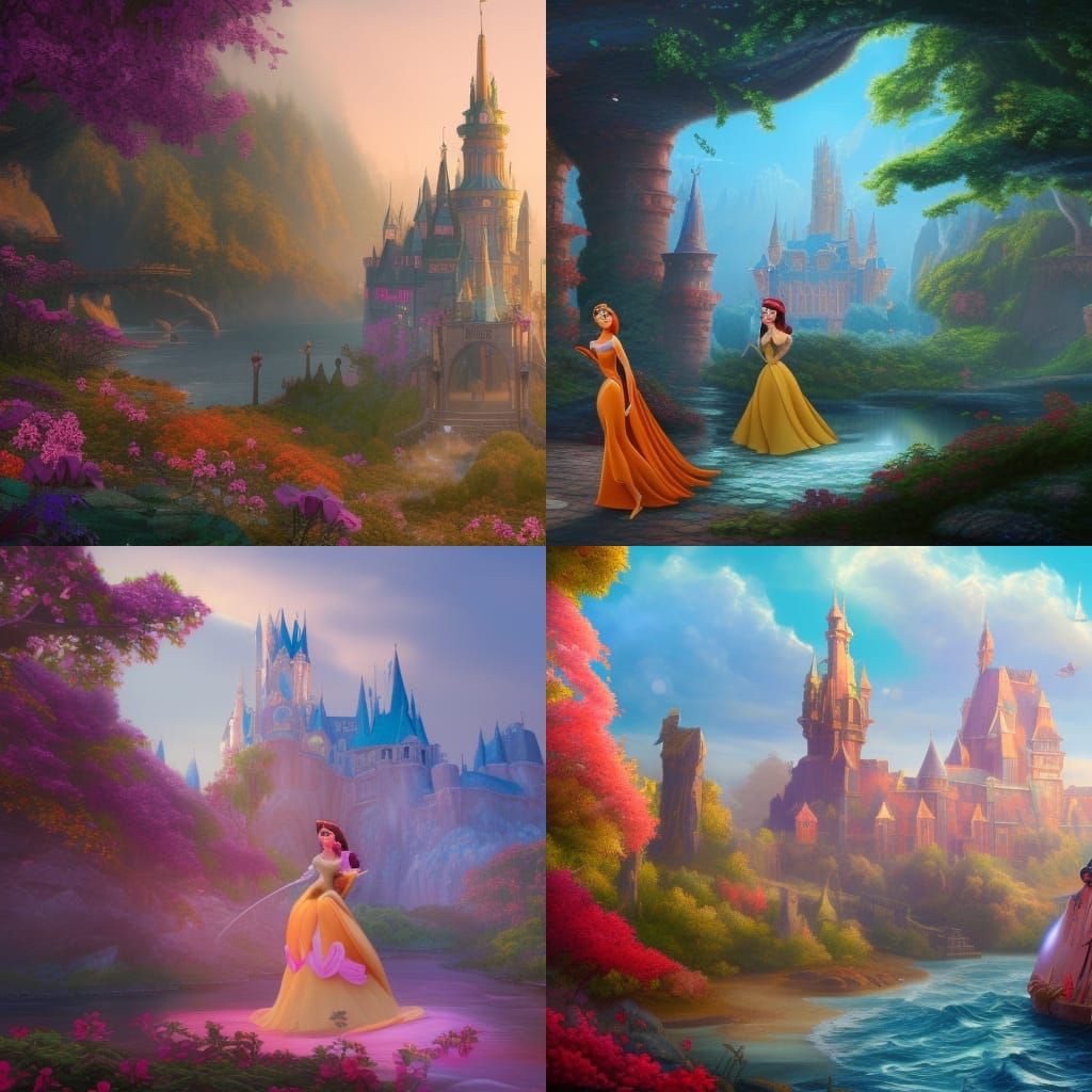 AOC as a Disney princess - AI Generated Artwork - NightCafe Creator