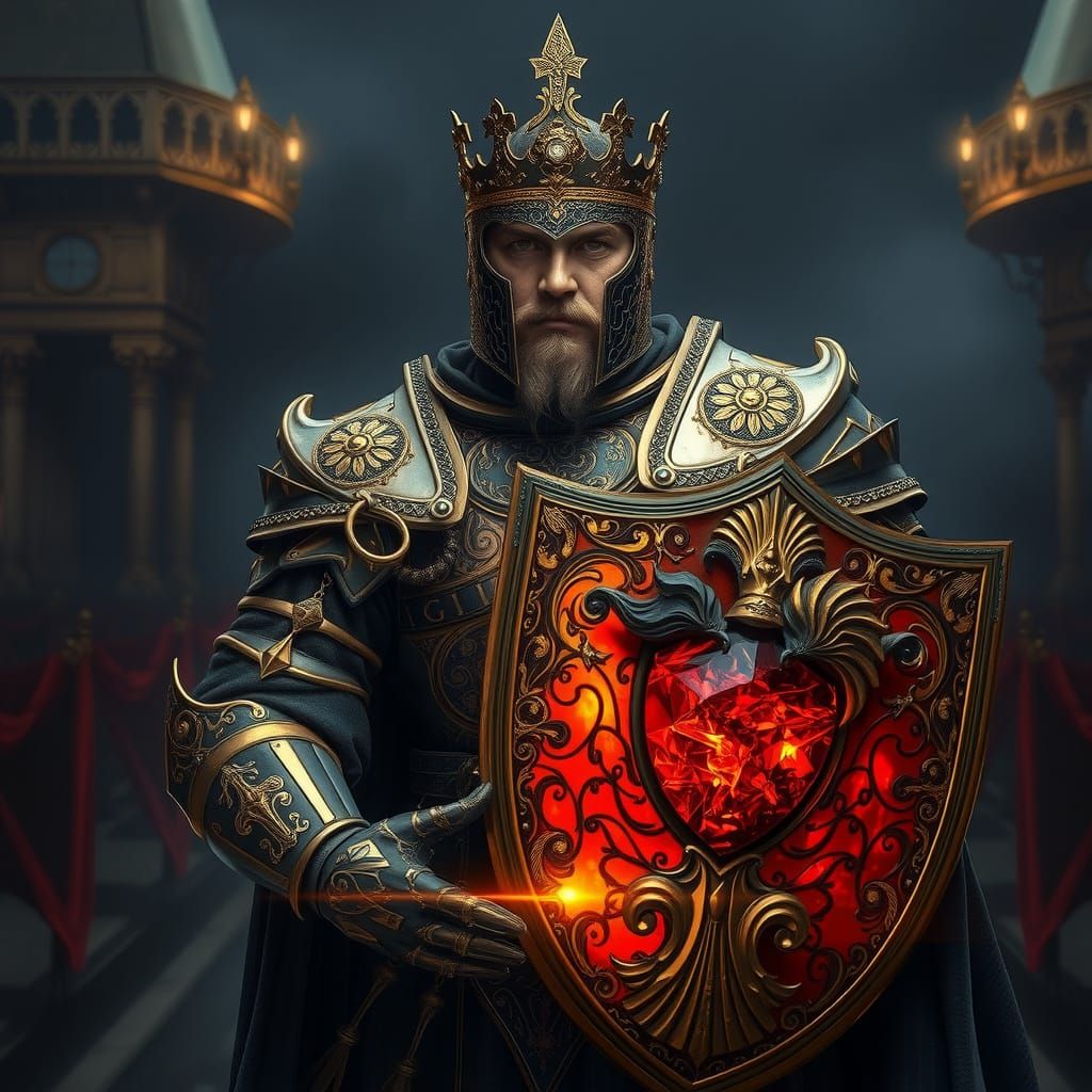 Glorious knight king monarch  by @Ahriman