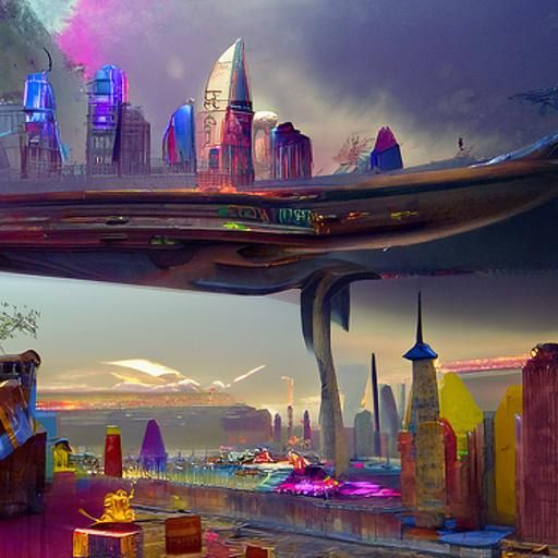 City on an Alien Planet