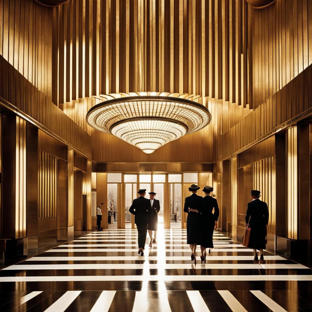 Art Deco entranceway