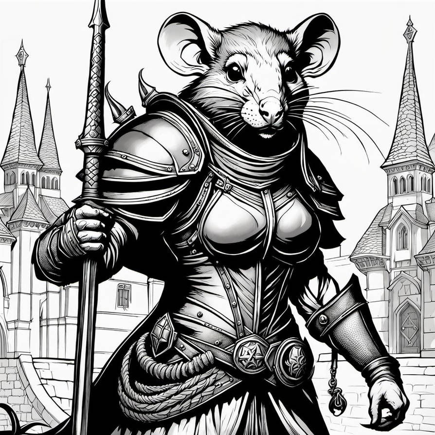 Ratling Warrior Visiting the Hamlet of Terinyo