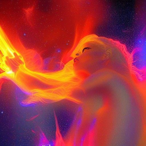 Fire upon ice
