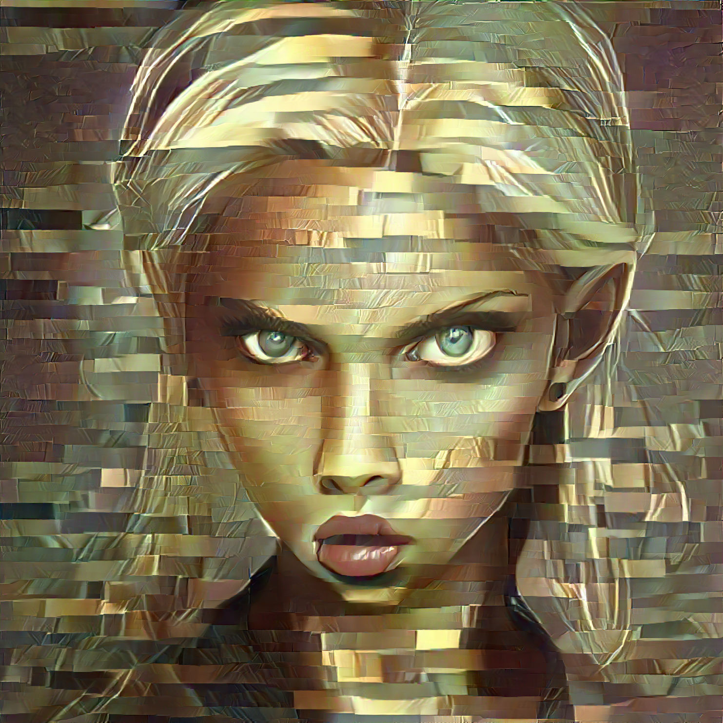 Glitchy Woman