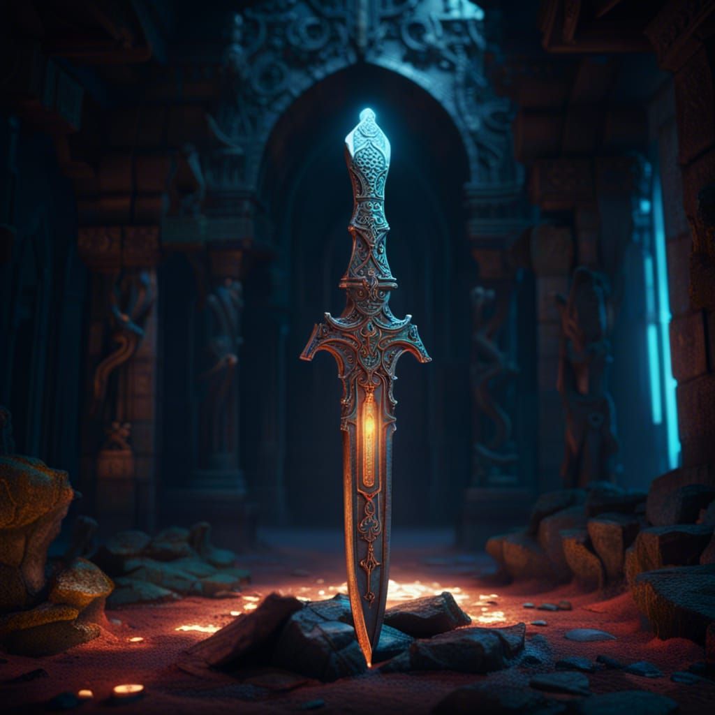 Sword - AI Generated Artwork - NightCafe Creator