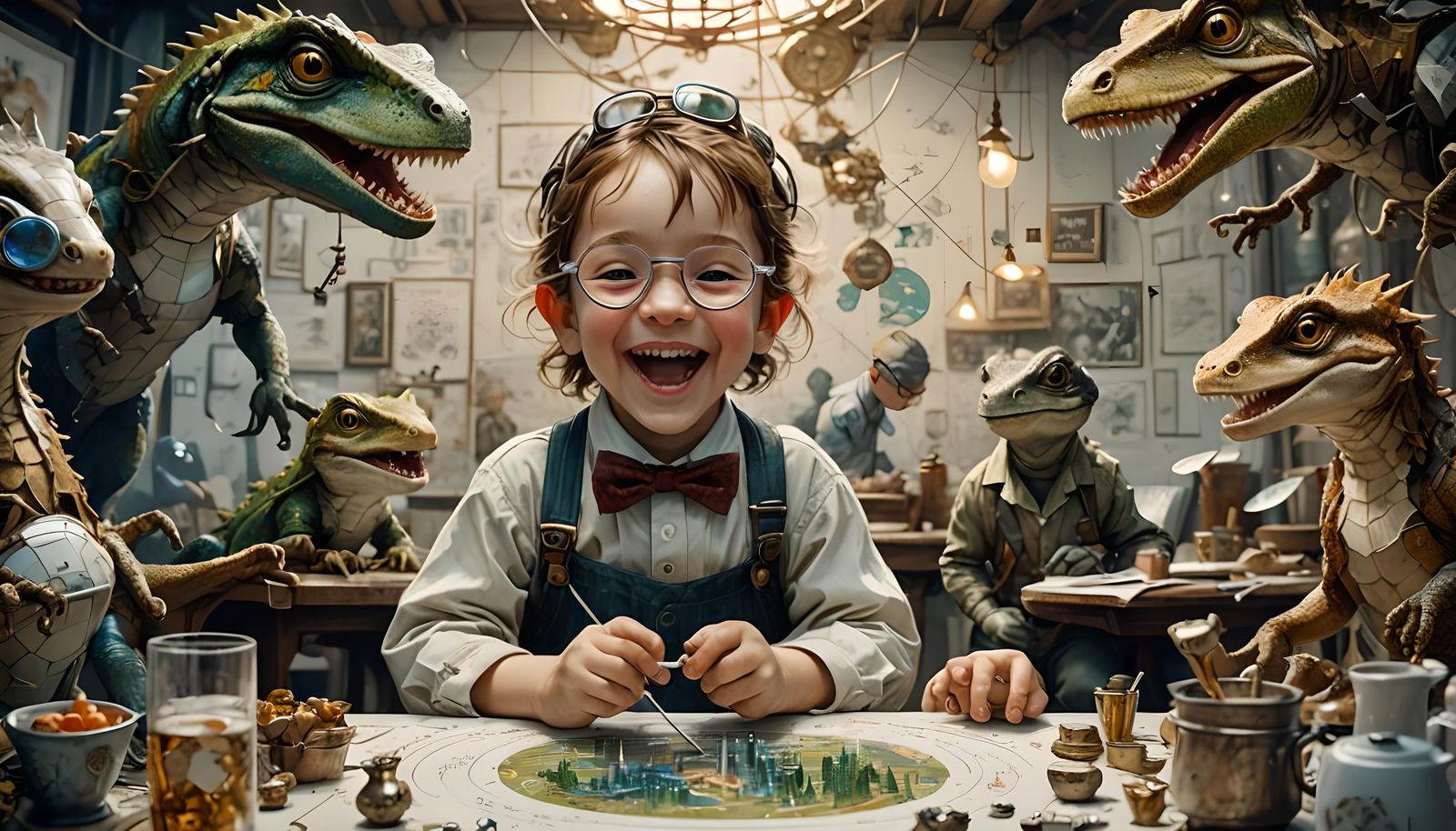 Welcome to Jurassic school of arts  by @Jokavld