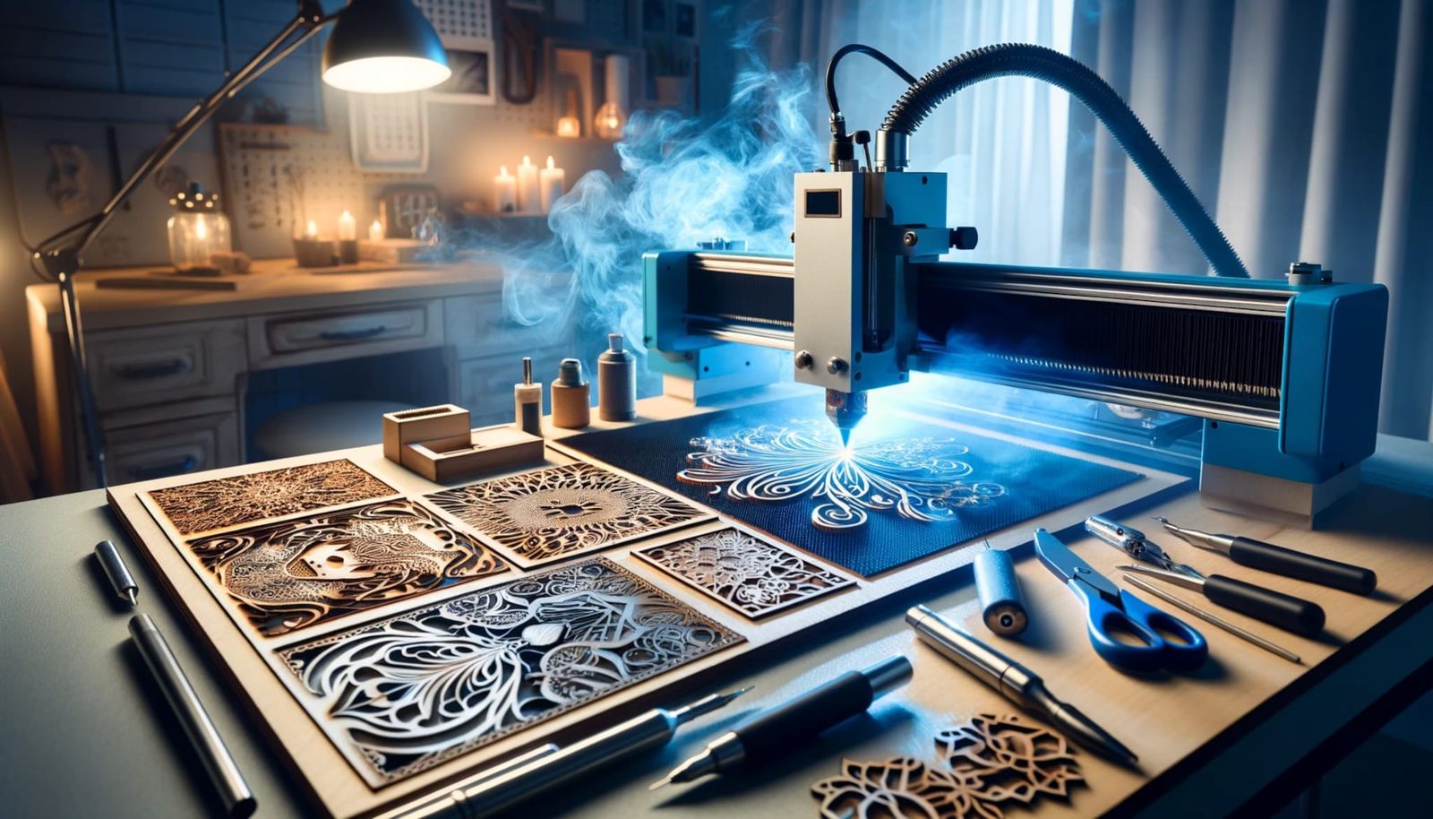 My favorite hobby Laser Engraving AI Generated Artwork NightCafe