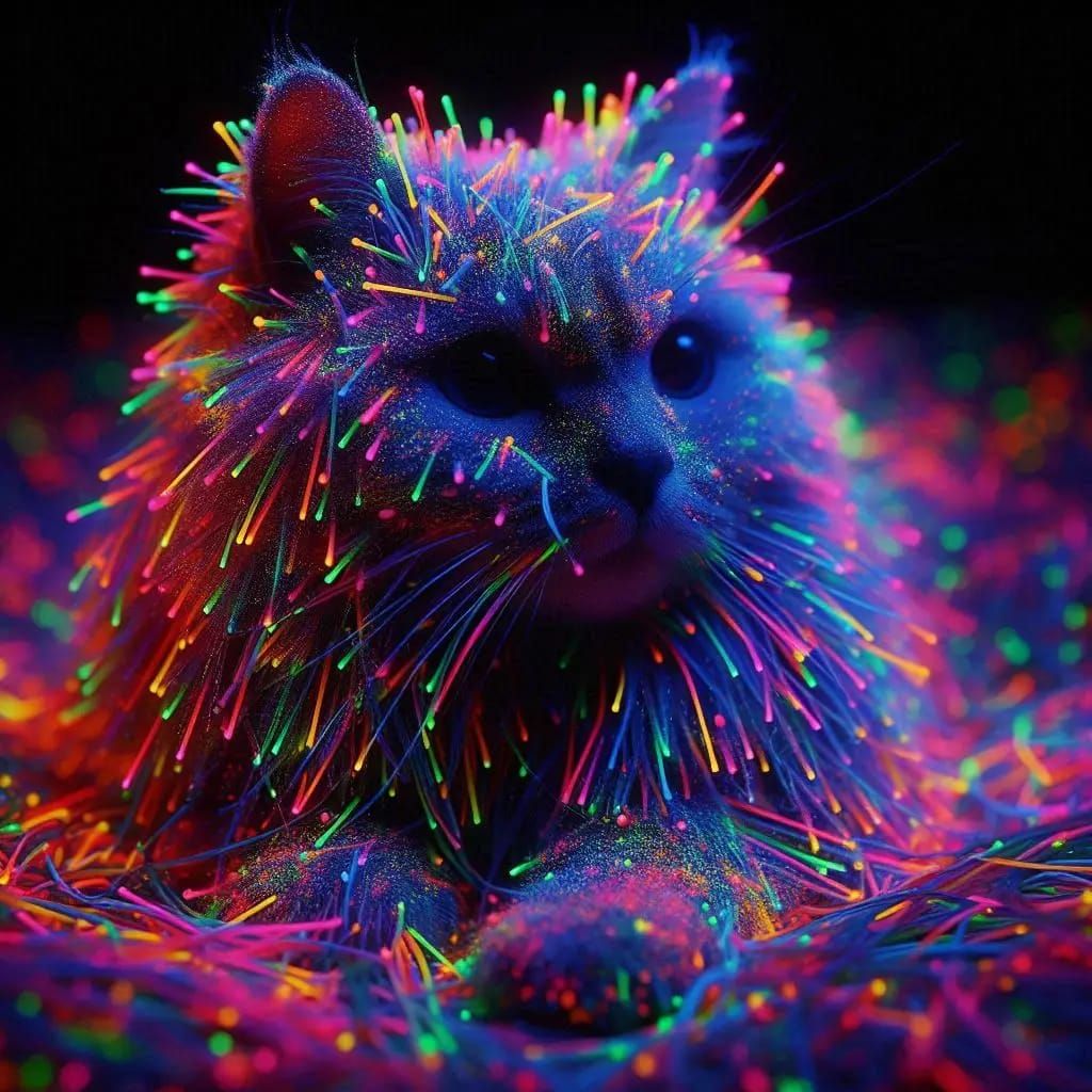 Neon Cat