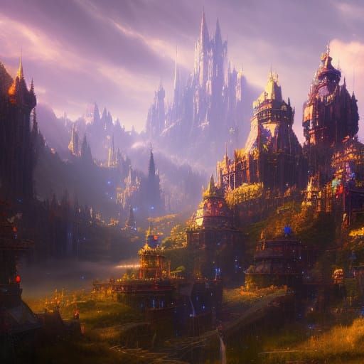 Fantasy World  by @Digital Bandit