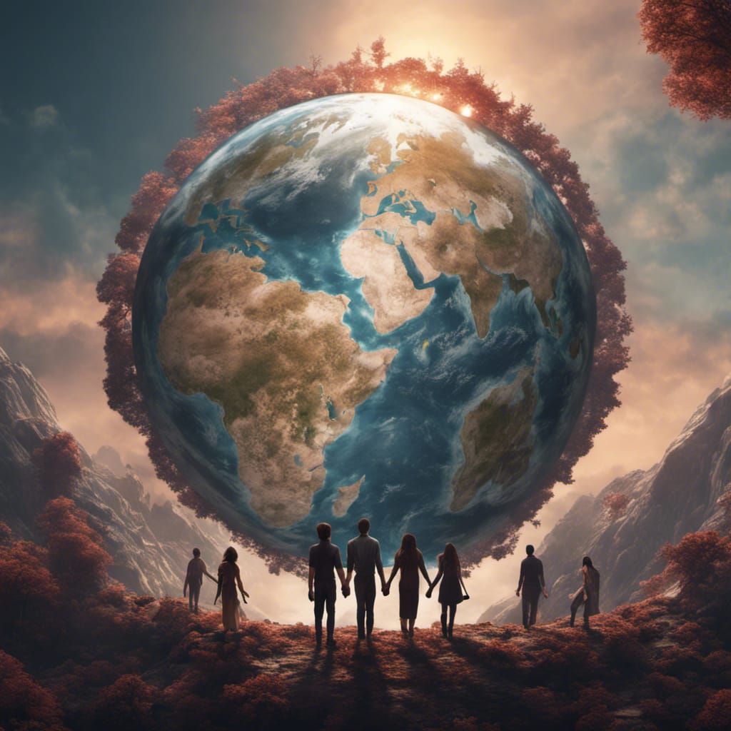 A world at peace  by @LemonadeEmpire