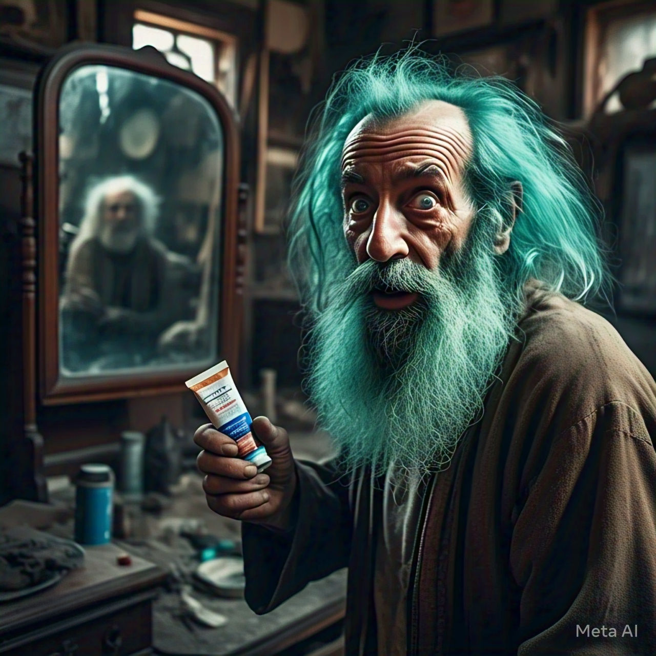 "You were supposed to turn it 'TURKISH BROWN'!"