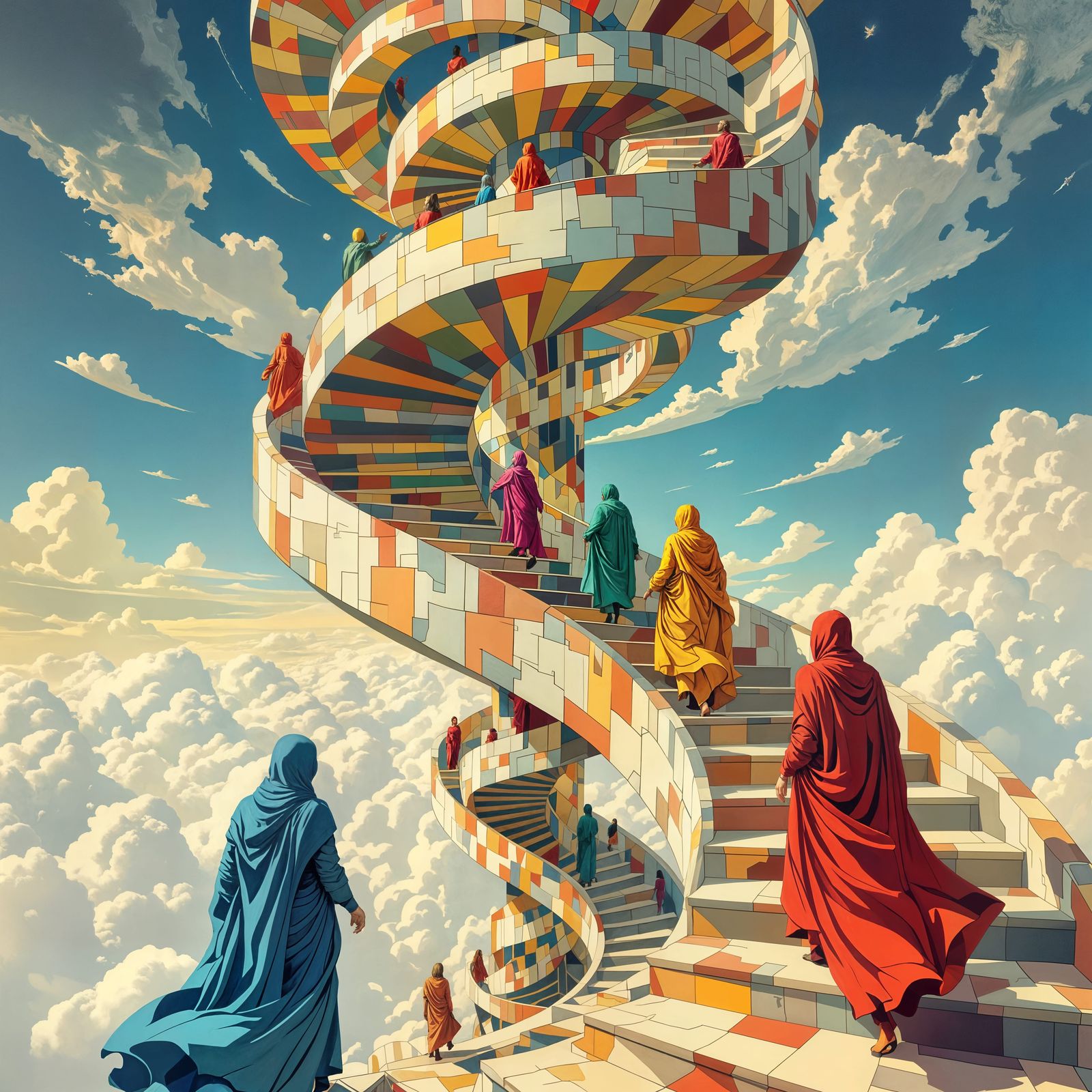 Escher stairs  by @Laevos