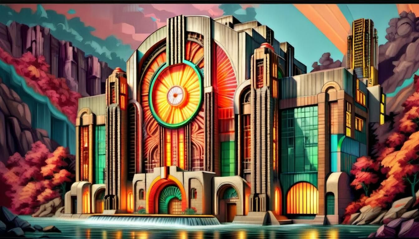 "Industrial Futuristic Art Deco"