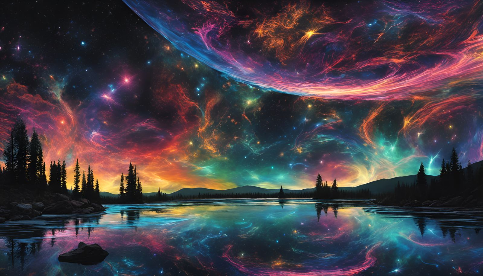 Visions at Night  by @TheDmtElf