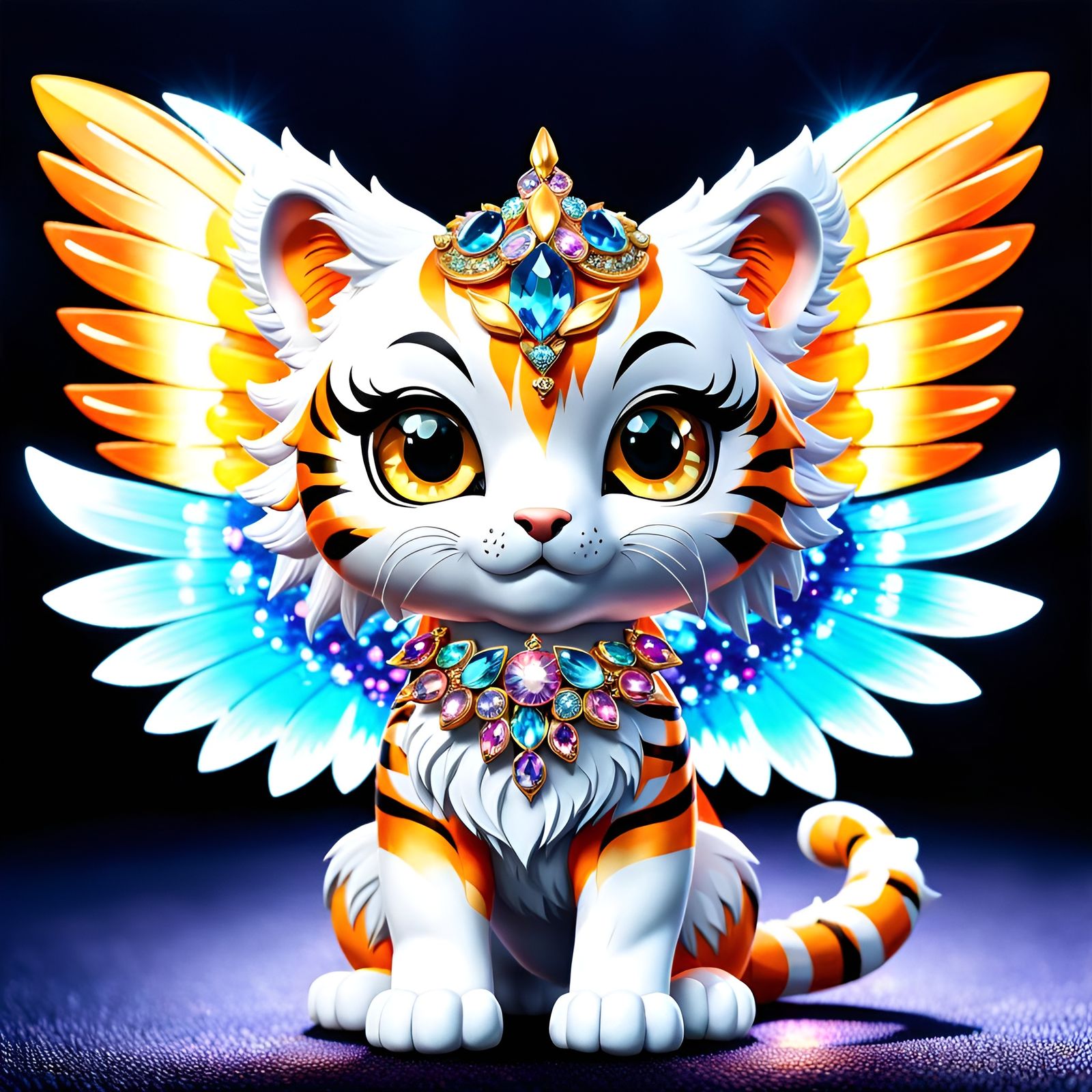 Sparkly Fairy-Tiger Baby