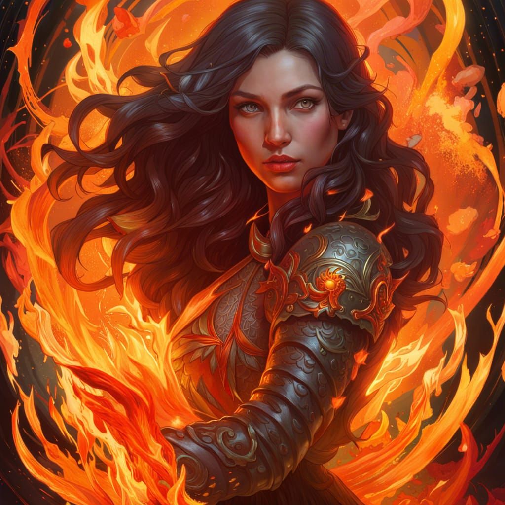 Wielding Fire   by @GospelGirl