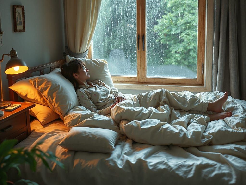 My comfy bed,   by @randomart