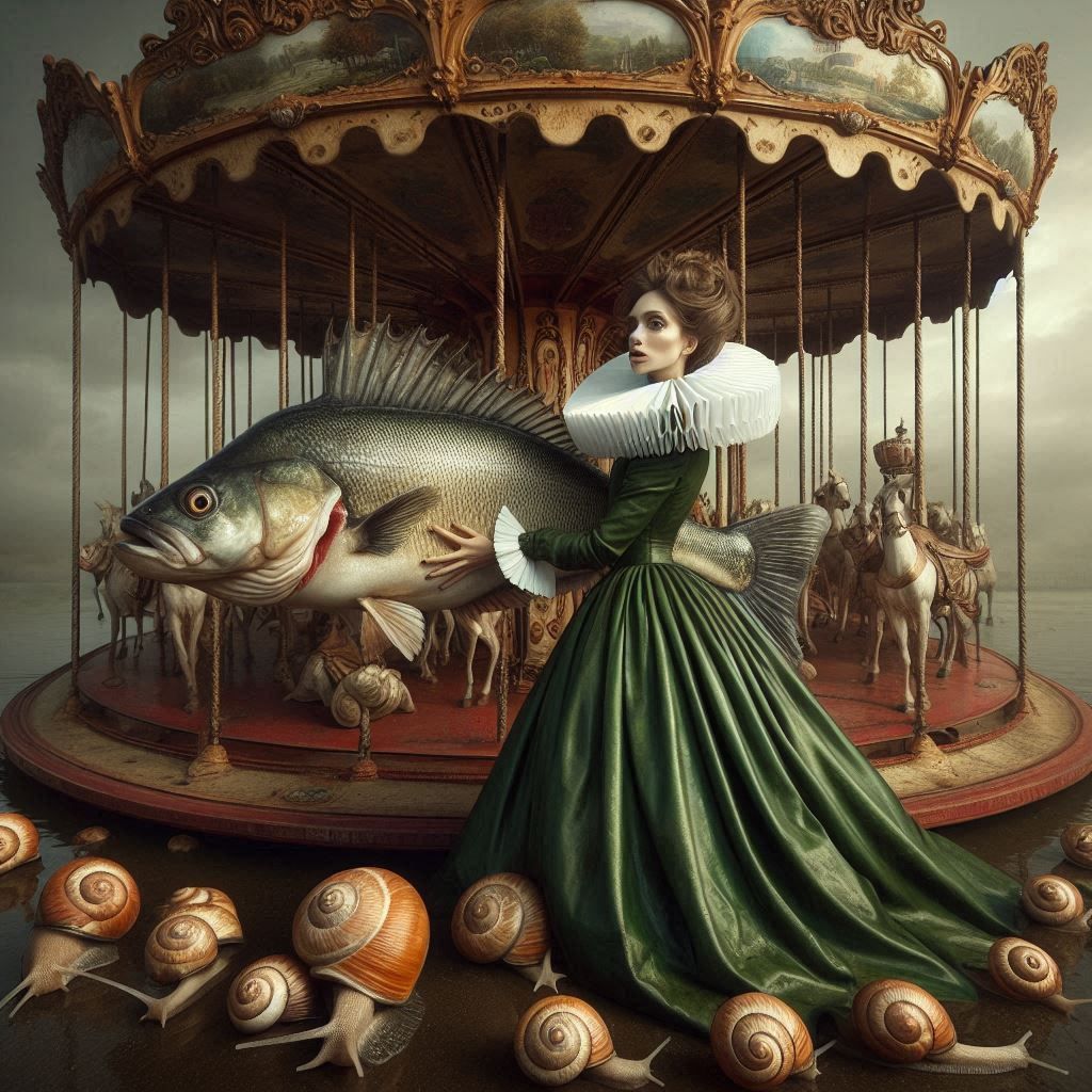 Woman in a Green Dress