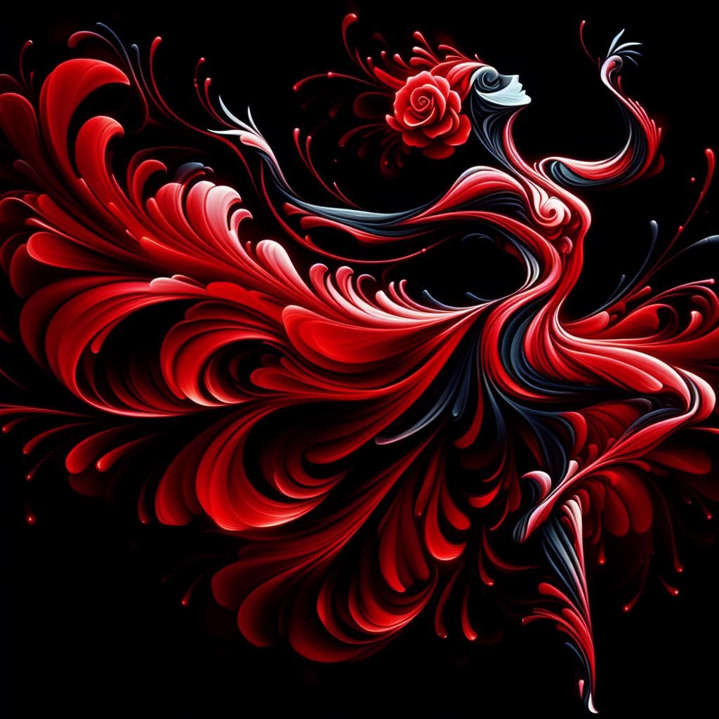 Dancing skeleton girl