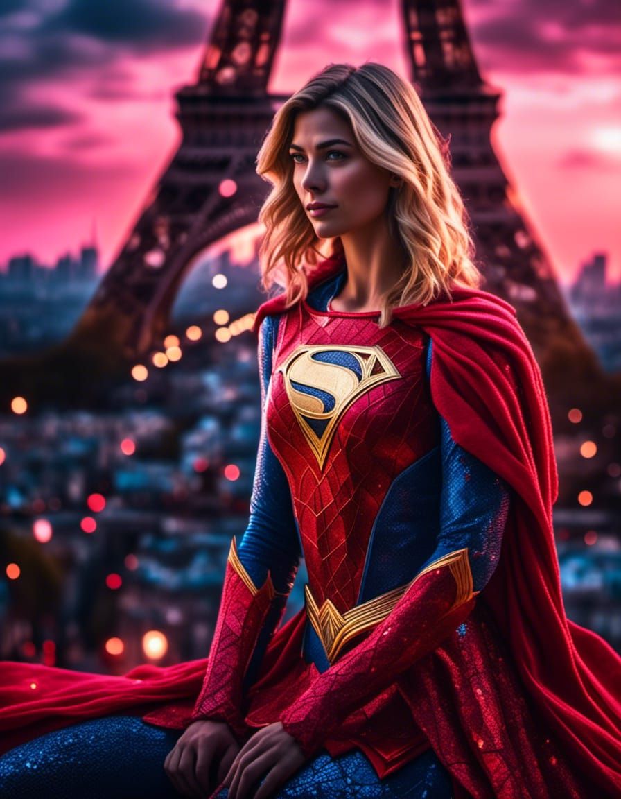 Supergirl in Paris