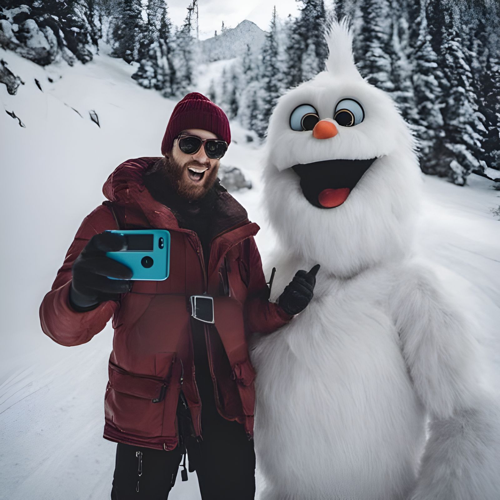 Yeti or Not, Here I Am!  by @NewAgerJul