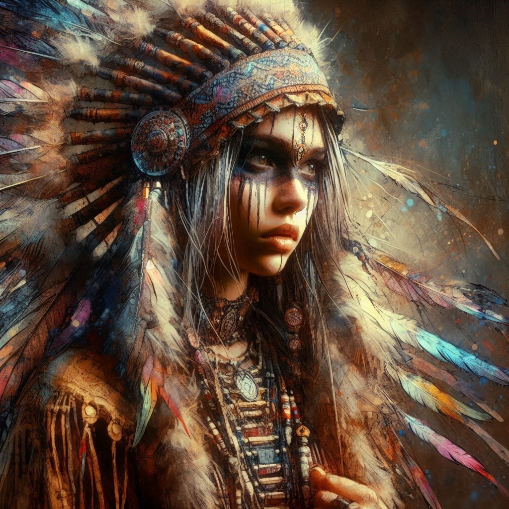 native american teenager