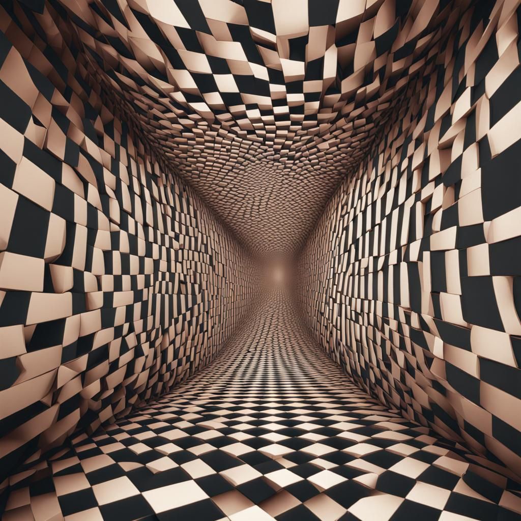 optical illusion  by @Gwin-the-Elf