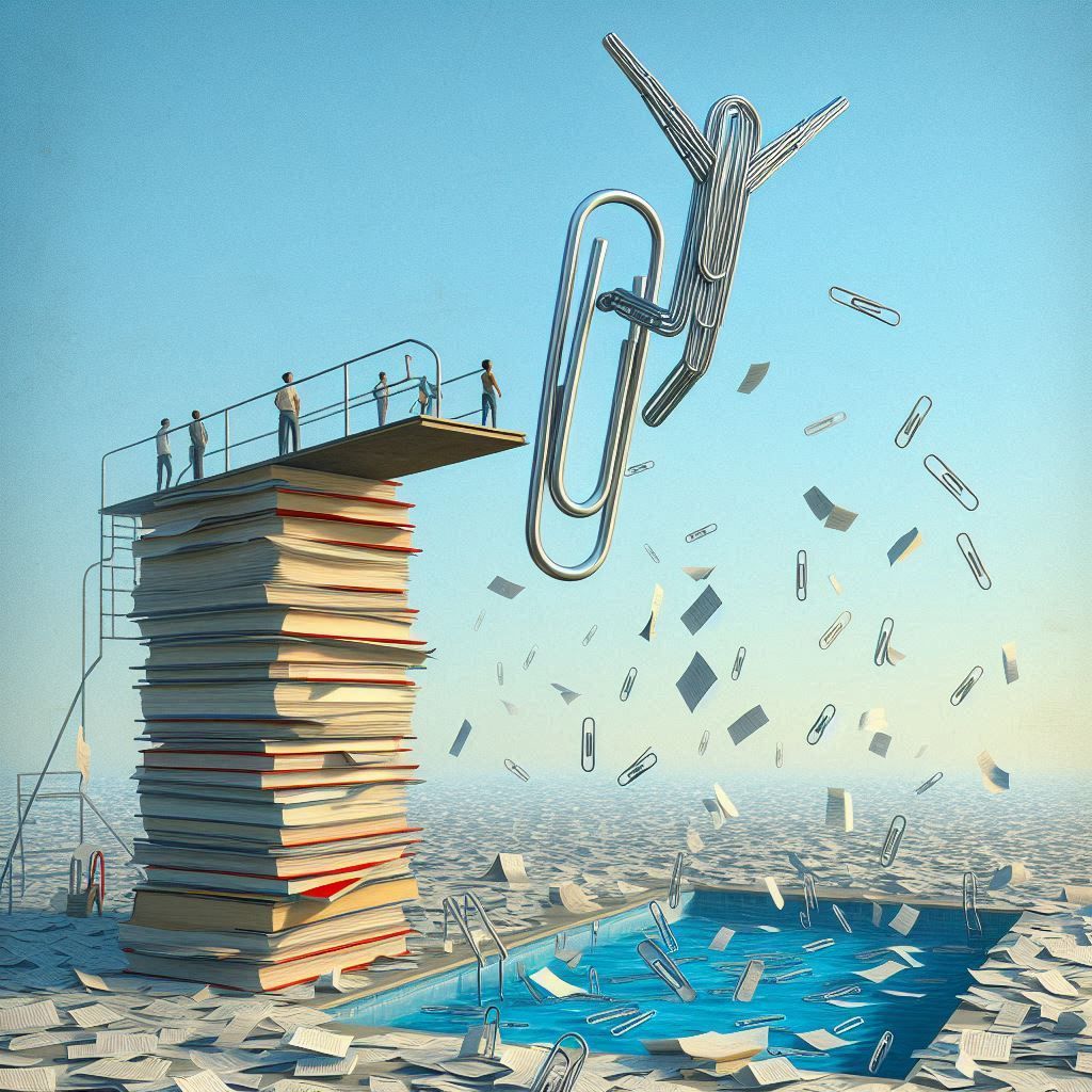 Drowning in paperwork