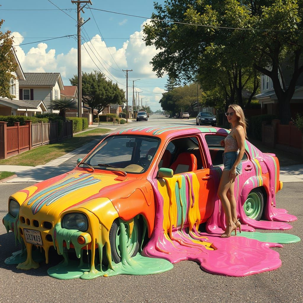 My car is melting...  by @Tim