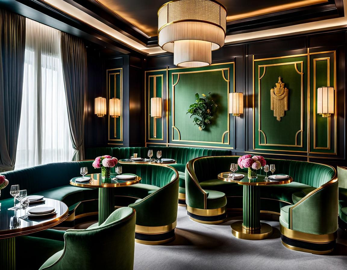 Song Qi is an Art Deco restaurant.