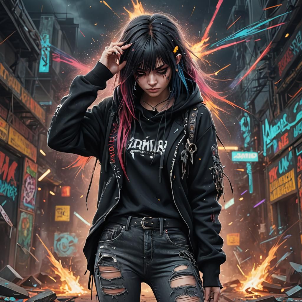 Emo DS XL Lightning  by @Pez