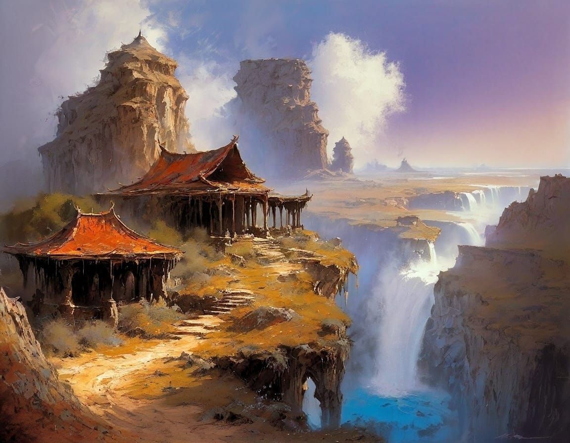 water flows unchanges, wind whistles a mournful song - no one there to sing