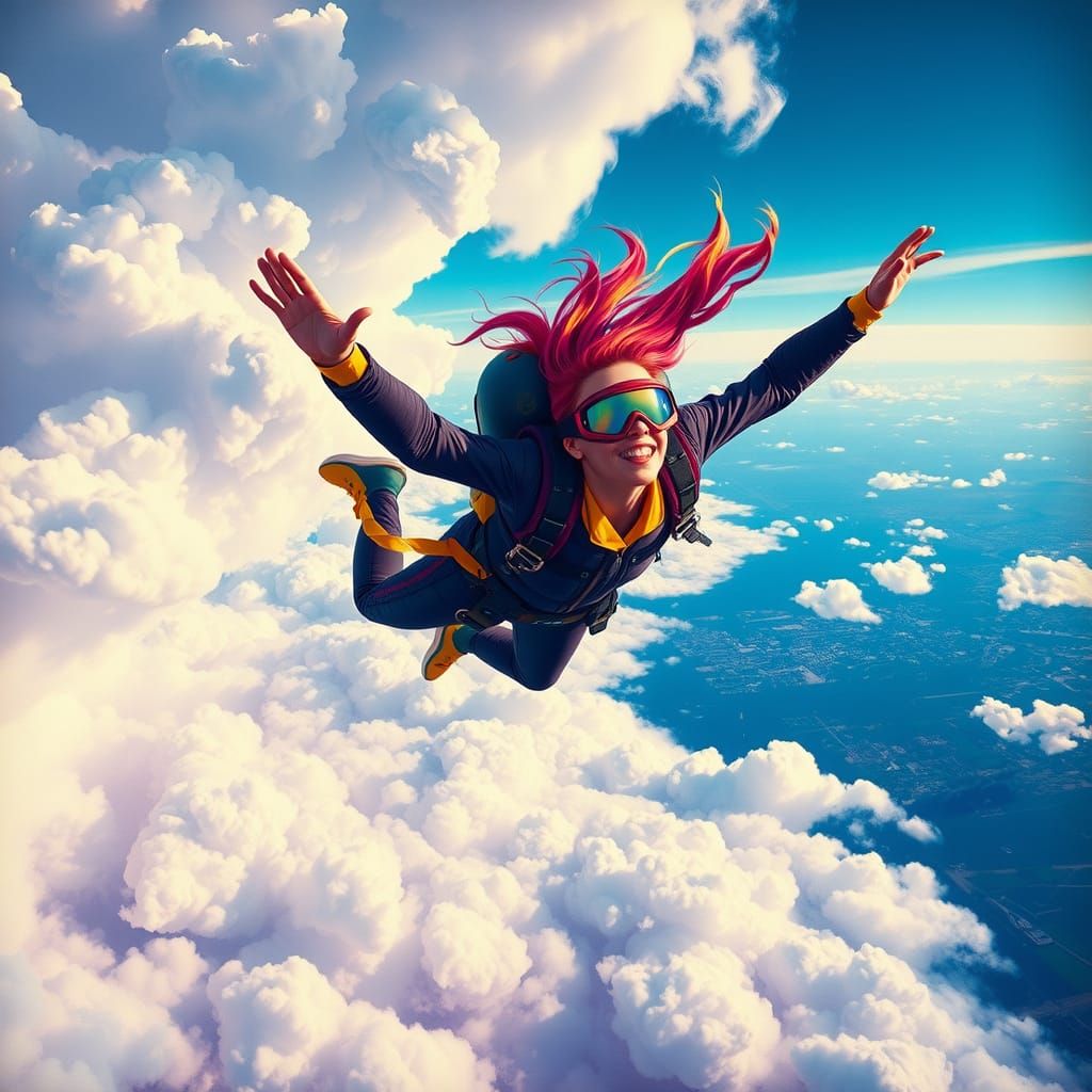 Skydiving … Freedom   by @Kimber