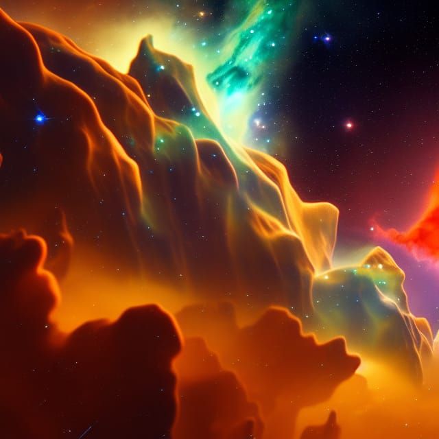 Outer Space : Horsehead Nebula, in the constellation Orion detailed matte painting, deep color, fantastical, ... undefined