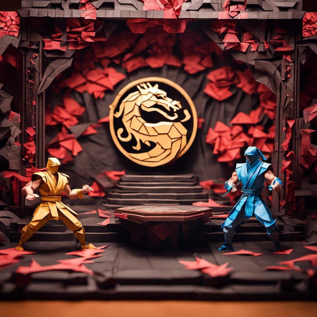 Origami Kombat  by @mike 