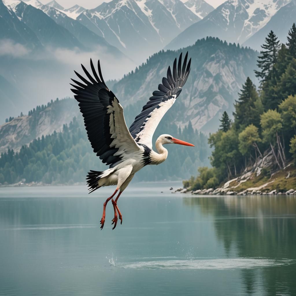 a flying bird