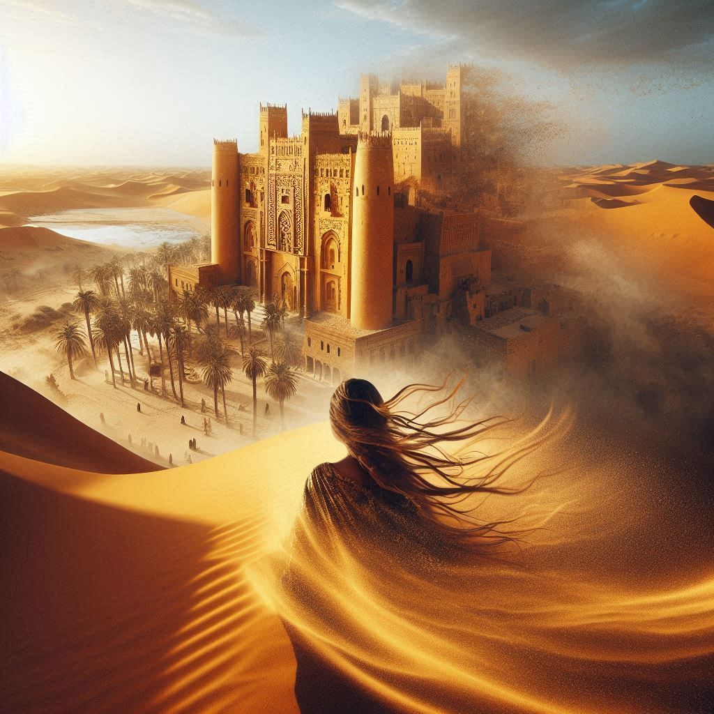 Approaching sandstorm