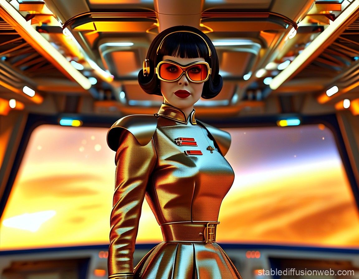 Retro SciFI Space Women