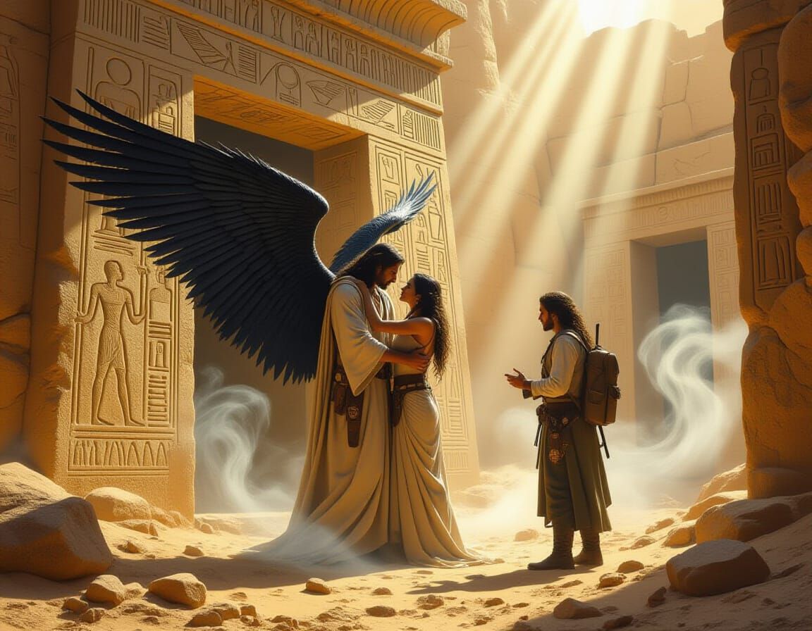 Archaeologists uncovering an ancient lost city 