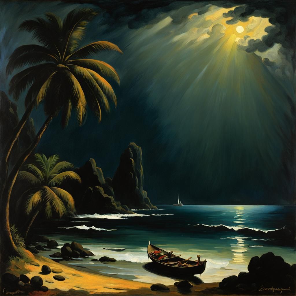 Chiaroscuro Tahiti  by @Jynn