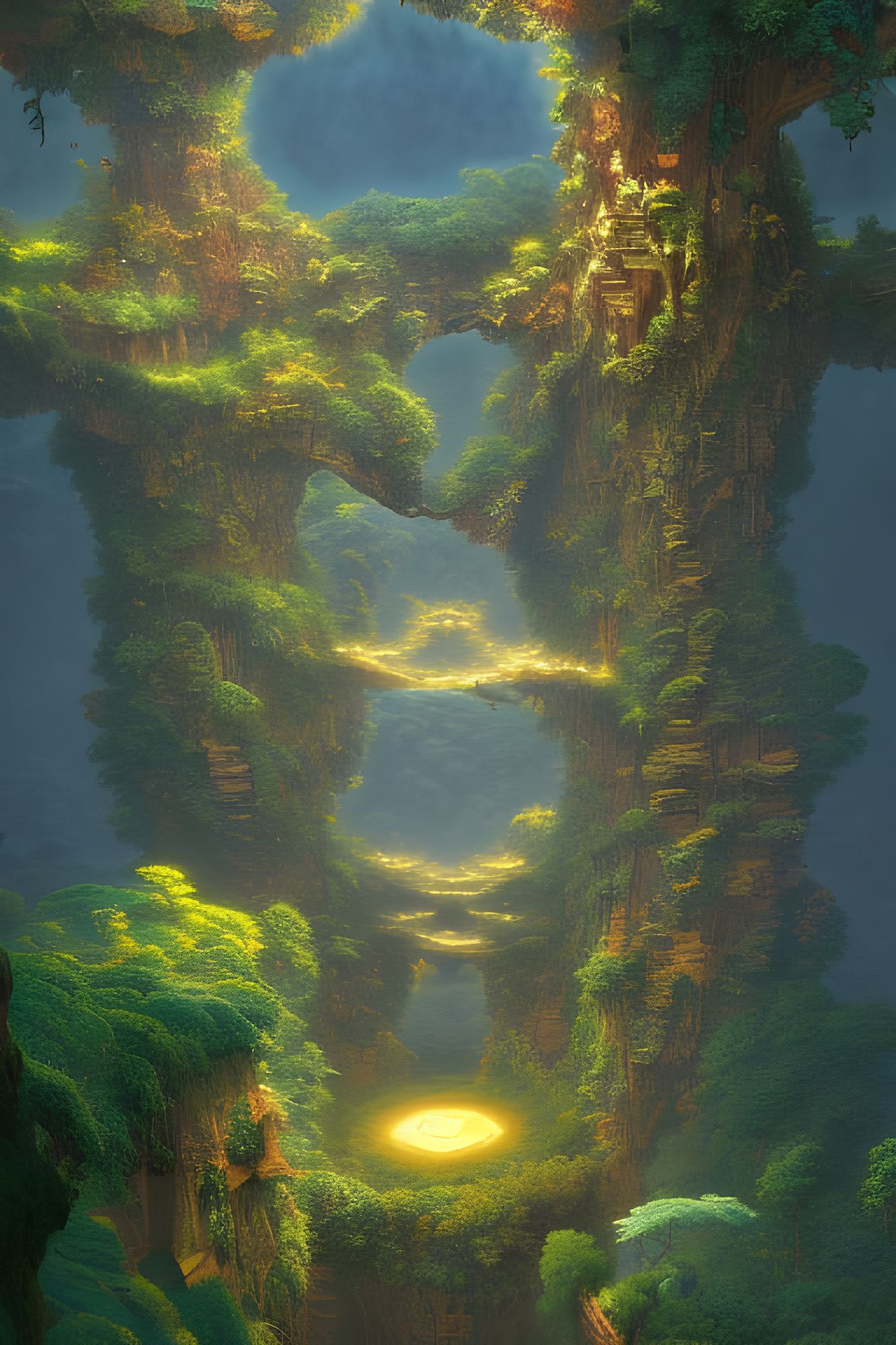 Magic Forest - AI Generated Artwork - NightCafe Creator