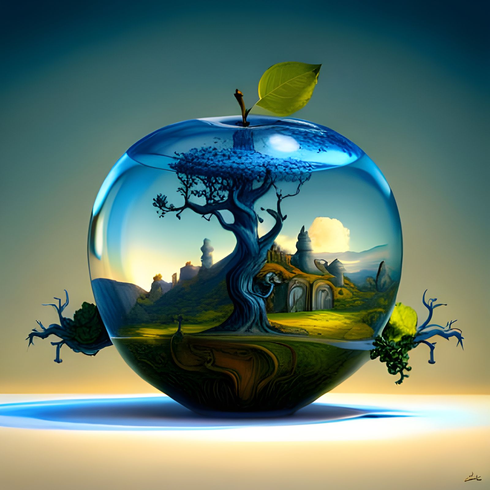 The Blue Pearmain Apple   by @Graves