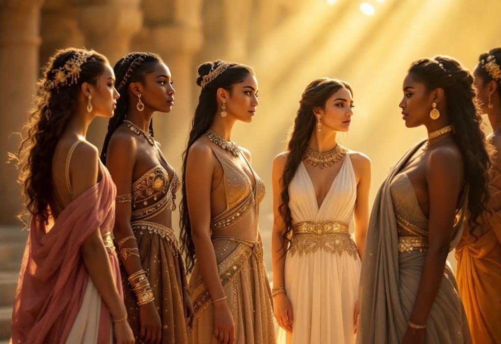 Esther wins the beauty pageant