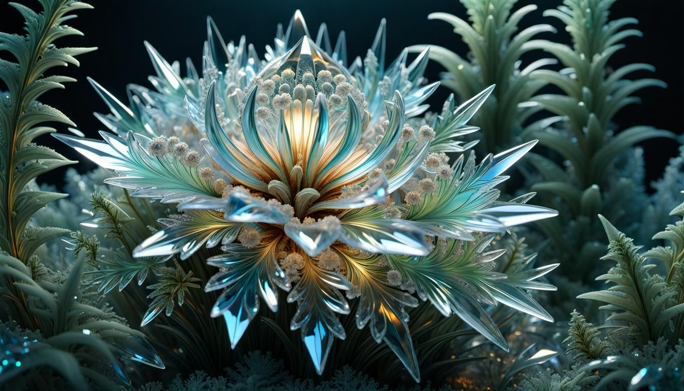 Crystal Flowers VII