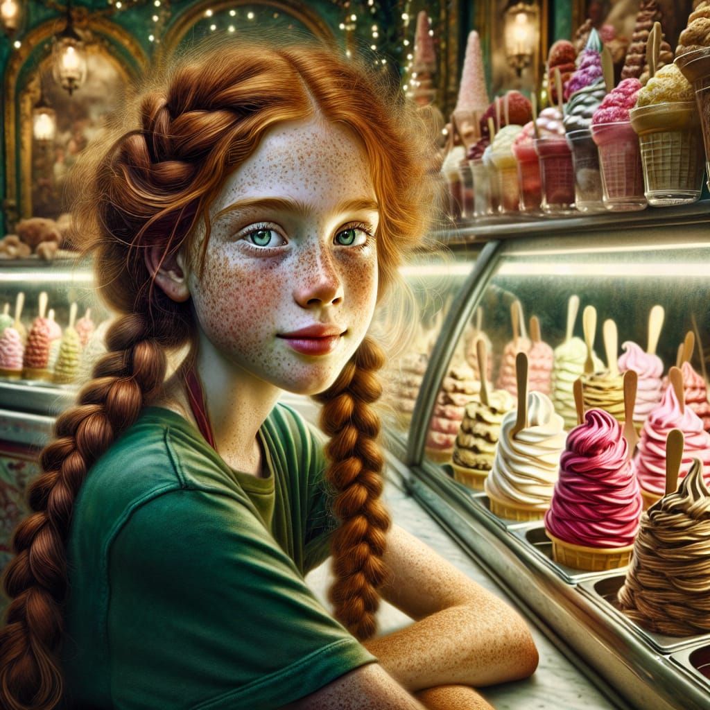 I've been working in an ice cream parlour. Best summer job ever.  by @Bubble