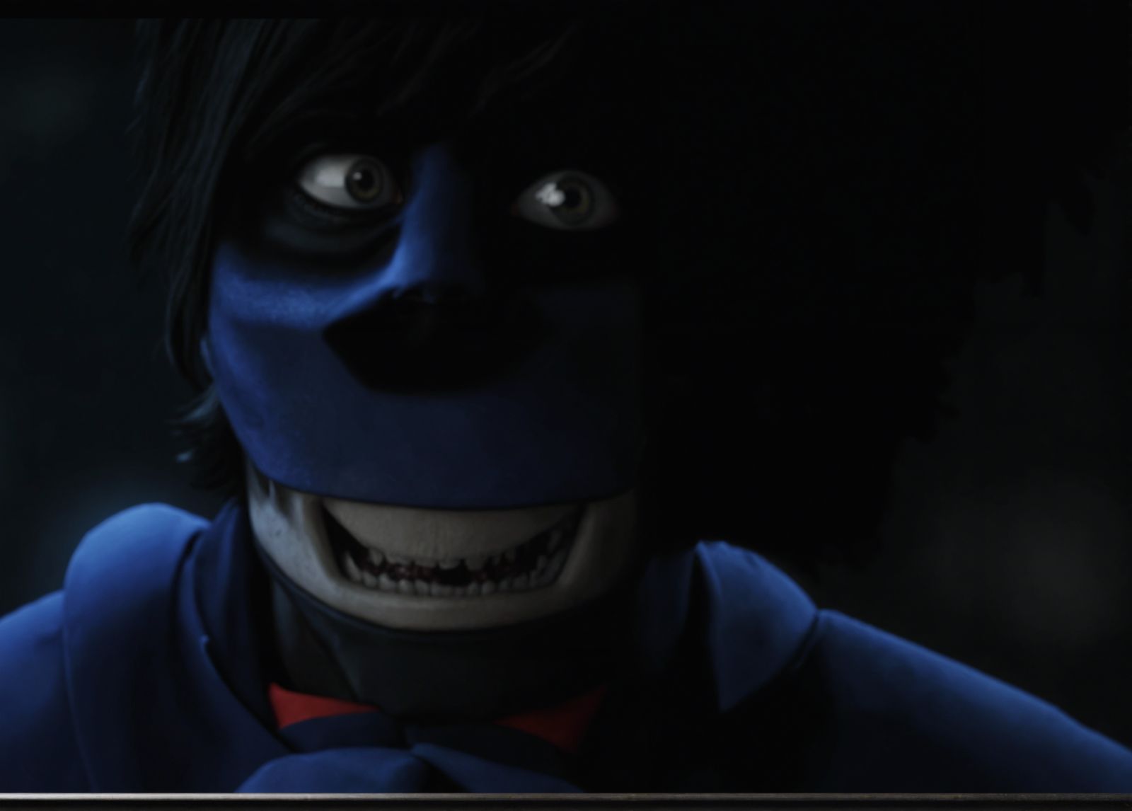 Bonnie looks at you with his deep black eyes